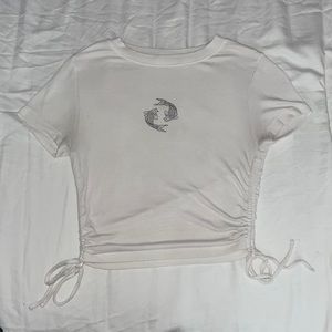 koi fish crop top